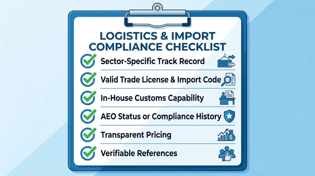 Checklist for choosing the right import export partner in Dubai