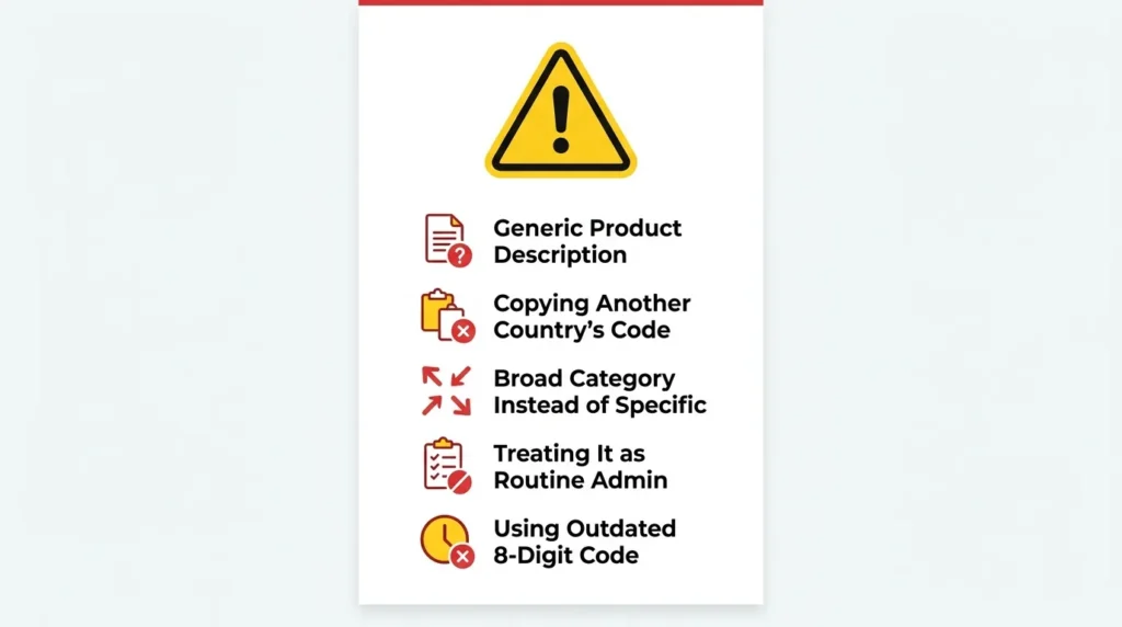Common HS code classification mistakes to avoid in UAE customs clearance