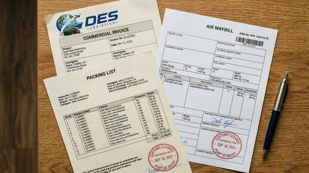 Checklist for selecting an air freight forwarder