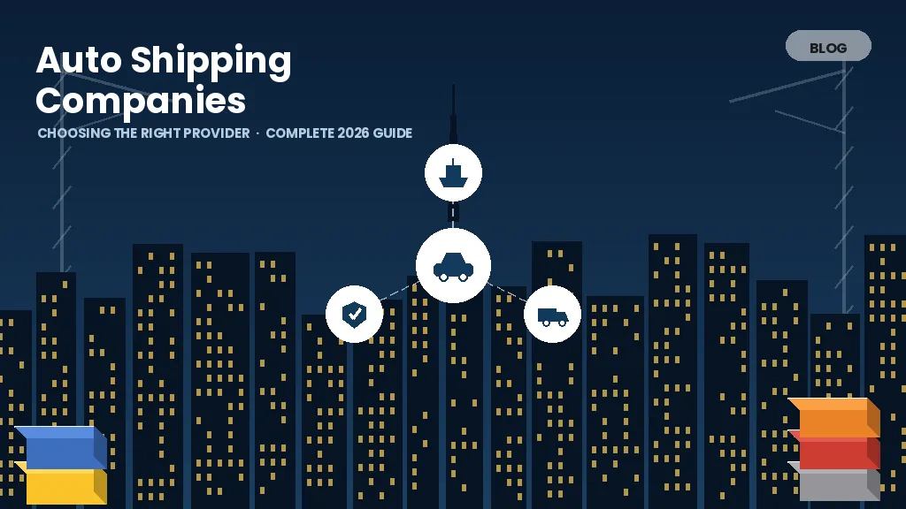 Auto shipping companies in Dubai & UAE – complete 2026 guide